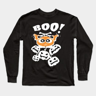 Pumpkin Halloween Witch Party Costume Gift Long Sleeve T-Shirt